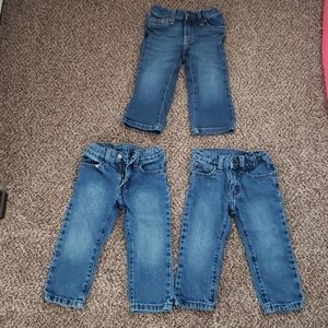 3pack 2T jeans